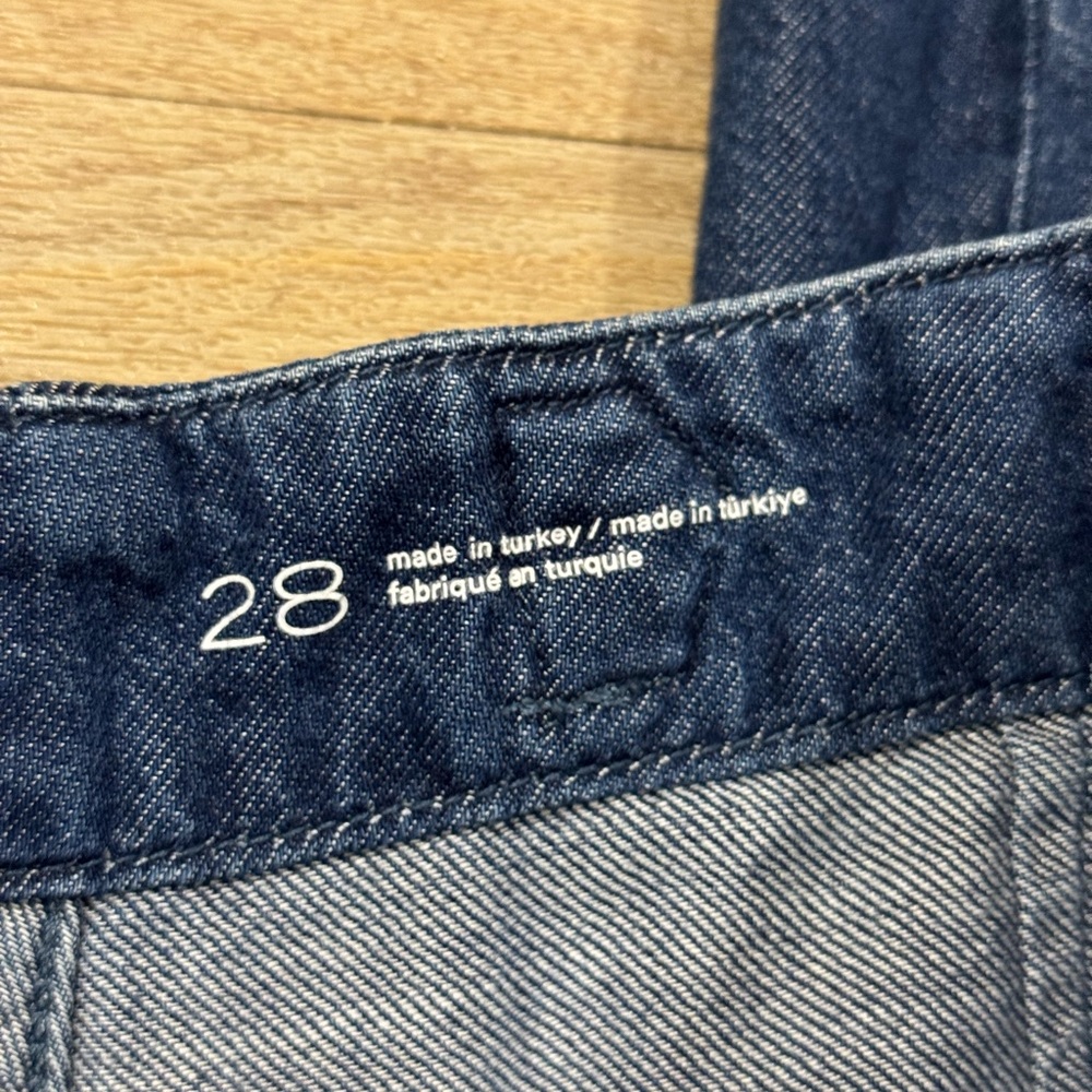 Pilcro Blue Wide-Leg Pants - Picture 6 of 7